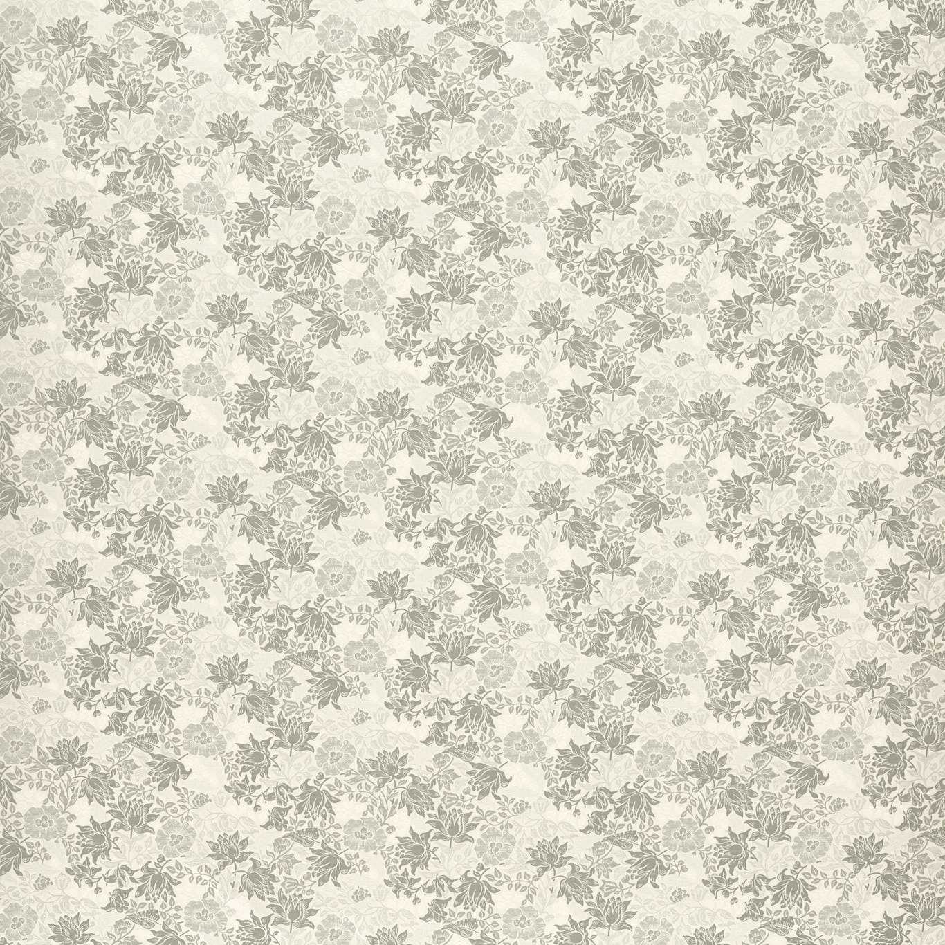 Mallow Jacquard Fabric - Dove/Slate - Clarke & Clarke - F1743/01 - Morris Wallpaper