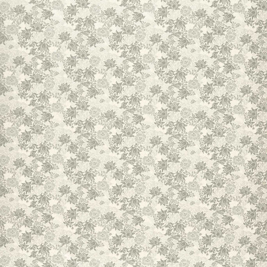 Mallow Jacquard Fabric - Dove/Slate - Clarke & Clarke - F1743/01 - Morris Wallpaper