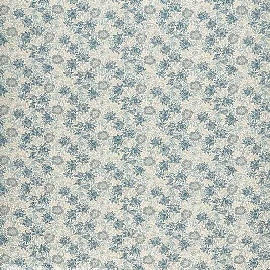 Mallow Jacquard Fabric - Midnight/Denim - F1743/02 - Clarke & Clarke