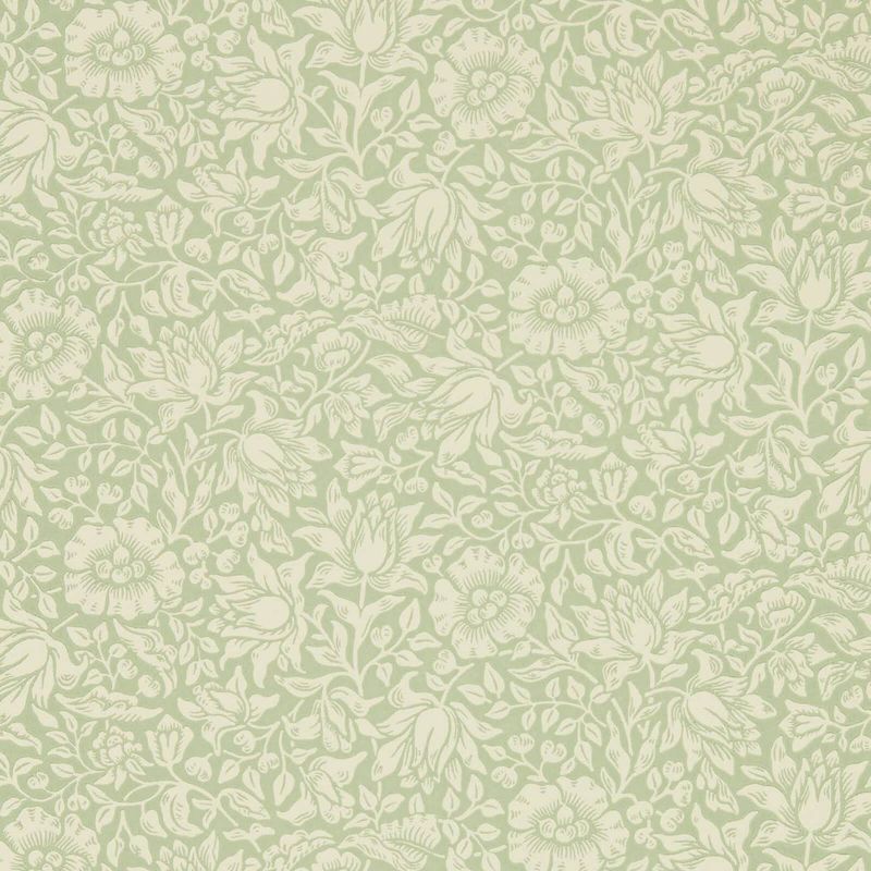 Mallow Wallpaper - Apple Green - Morris & Co - 216678 - Morris Wallpaper