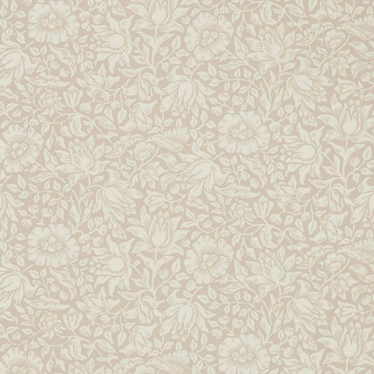 Mallow Wallpaper - Dusky Rose - Morris & Co - 216675 - Morris Wallpaper