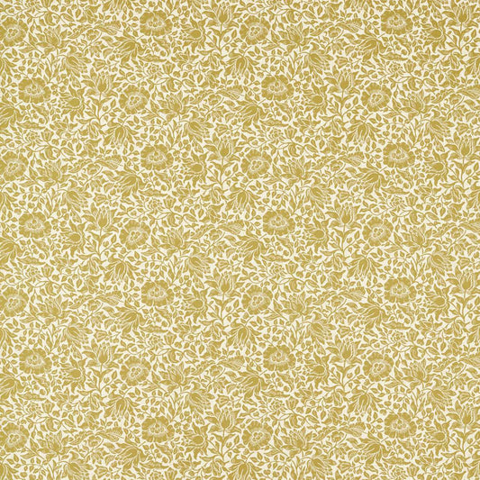 Mallow Weave Fabric - Chartreuse - Clarke & Clarke - F1744/01 - Morris Wallpaper