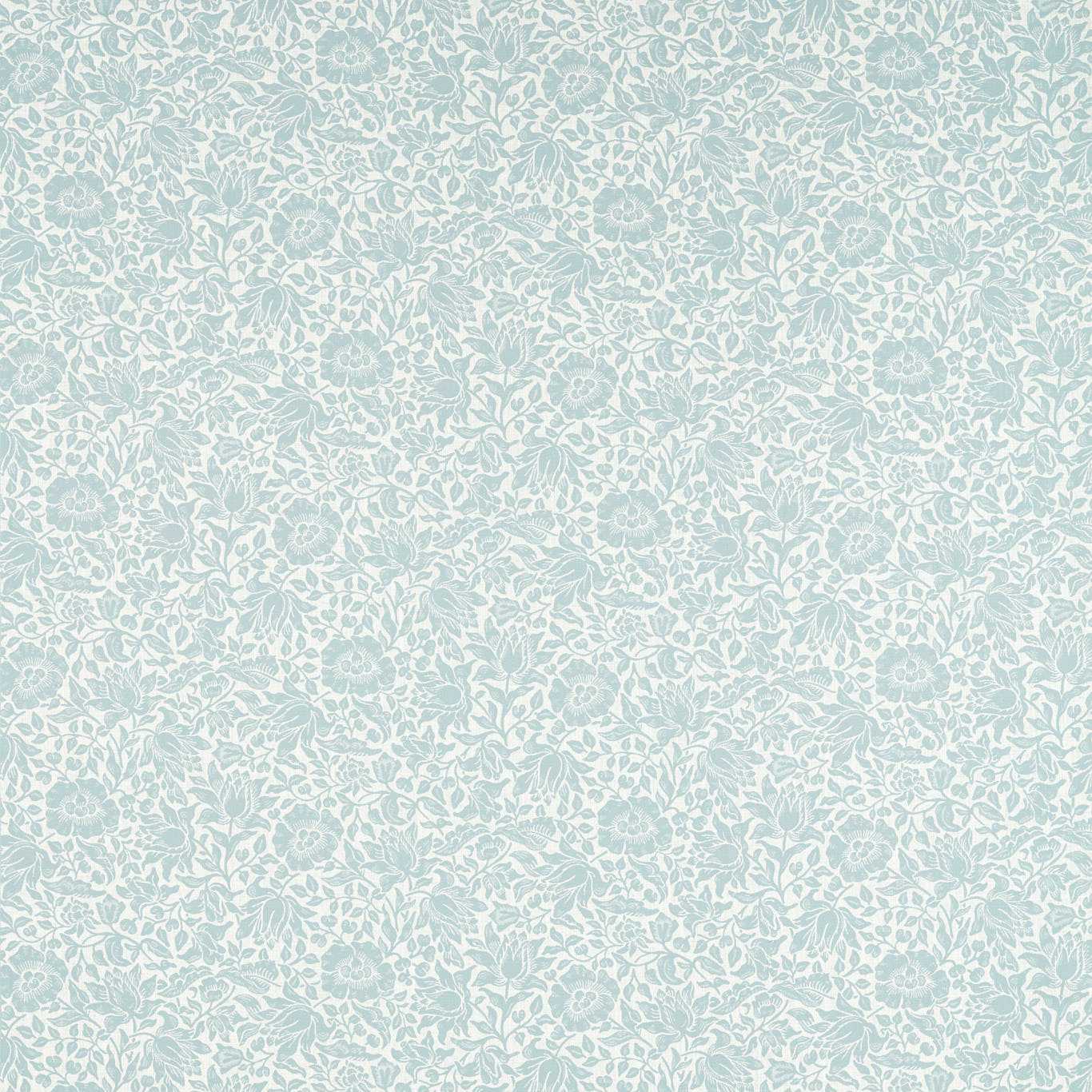 Mallow Weave Fabric - Mineral - Clarke & Clarke - F1744/03 - Morris Wallpaper