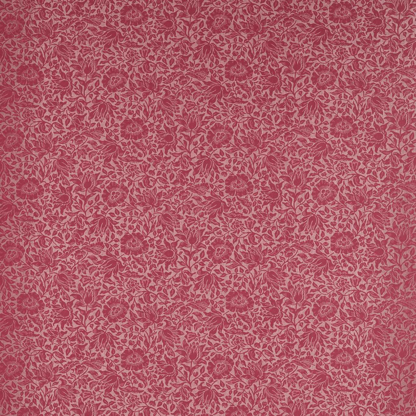 Mallow Weave Fabric - Plum - Clarke & Clarke - F1744/04 - Morris Wallpaper