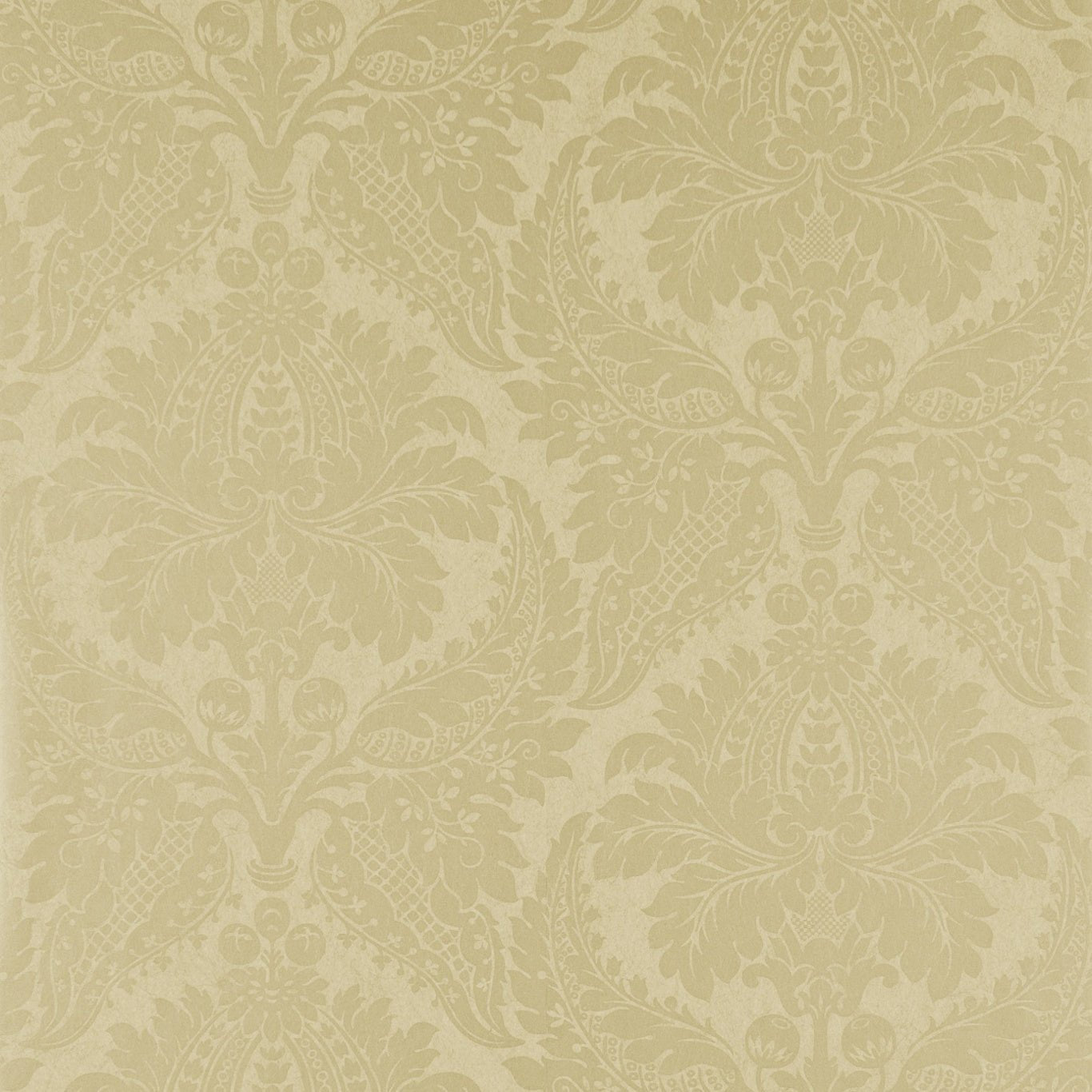 Malmaison Damask Wallpaper - Champagne - ZCON311995 - Zoffany - Morris Wallpaper