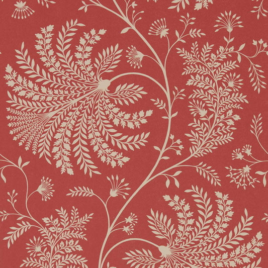 Mapperton Wallpaper - Russet/Cream - Sanderson - DART216339