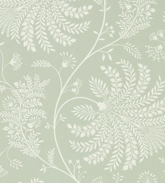 Mapperton Wallpaper - Sage/Cream - DART216341 - Sanderson - Morris Wallpaper