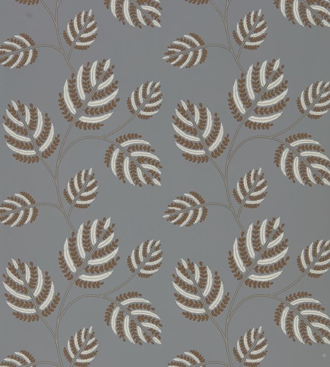 Marbelle Wallpaper - French Grey/Brass - HPUT111891 - Harlequin - Morris Wallpaper