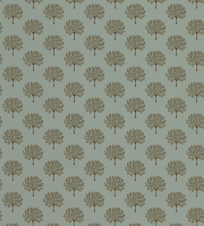 Marcham Tree Wallpaper - Copper Grey - DLMW216902 - Sanderson - Morris Wallpaper