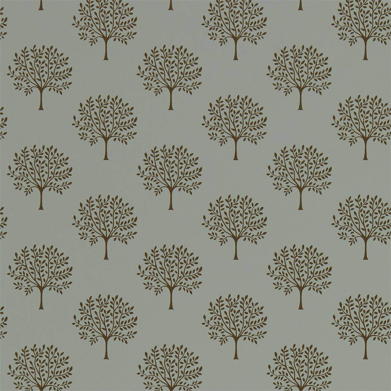Marcham Tree Wallpaper - Copper Grey - Sanderson - DLMW216902