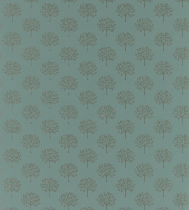 Marcham Tree Wallpaper - English Grey - DLMW216900 - Sanderson - Morris Wallpaper