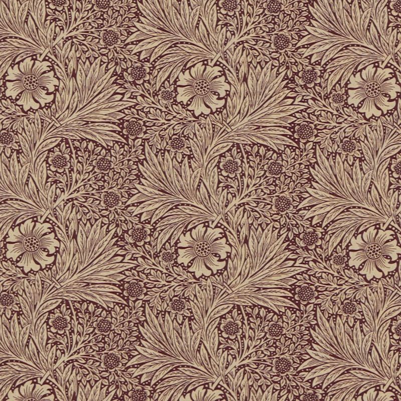 Marigold Fabric - Brick/Manilla - Morris & Co - 220317 - Premier Wallcovering
