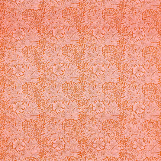 Marigold Fabric - Orange/Pink - Morris & Co - 226844 - Premier Wallcovering