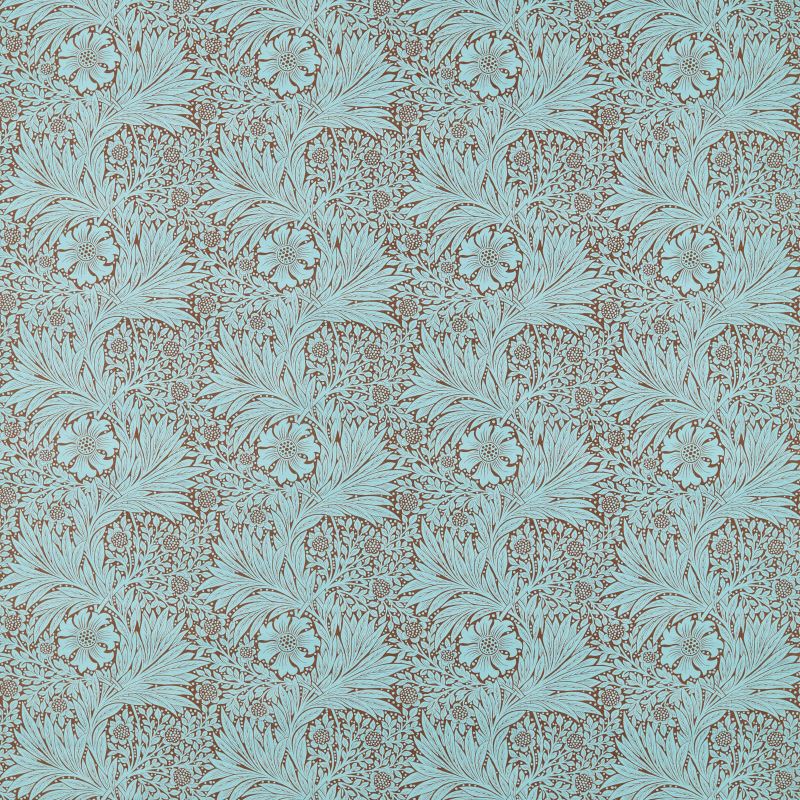 Marigold Fabric - Sky/Chocolate - Morris & Co - 226980 - Premier Wallcovering