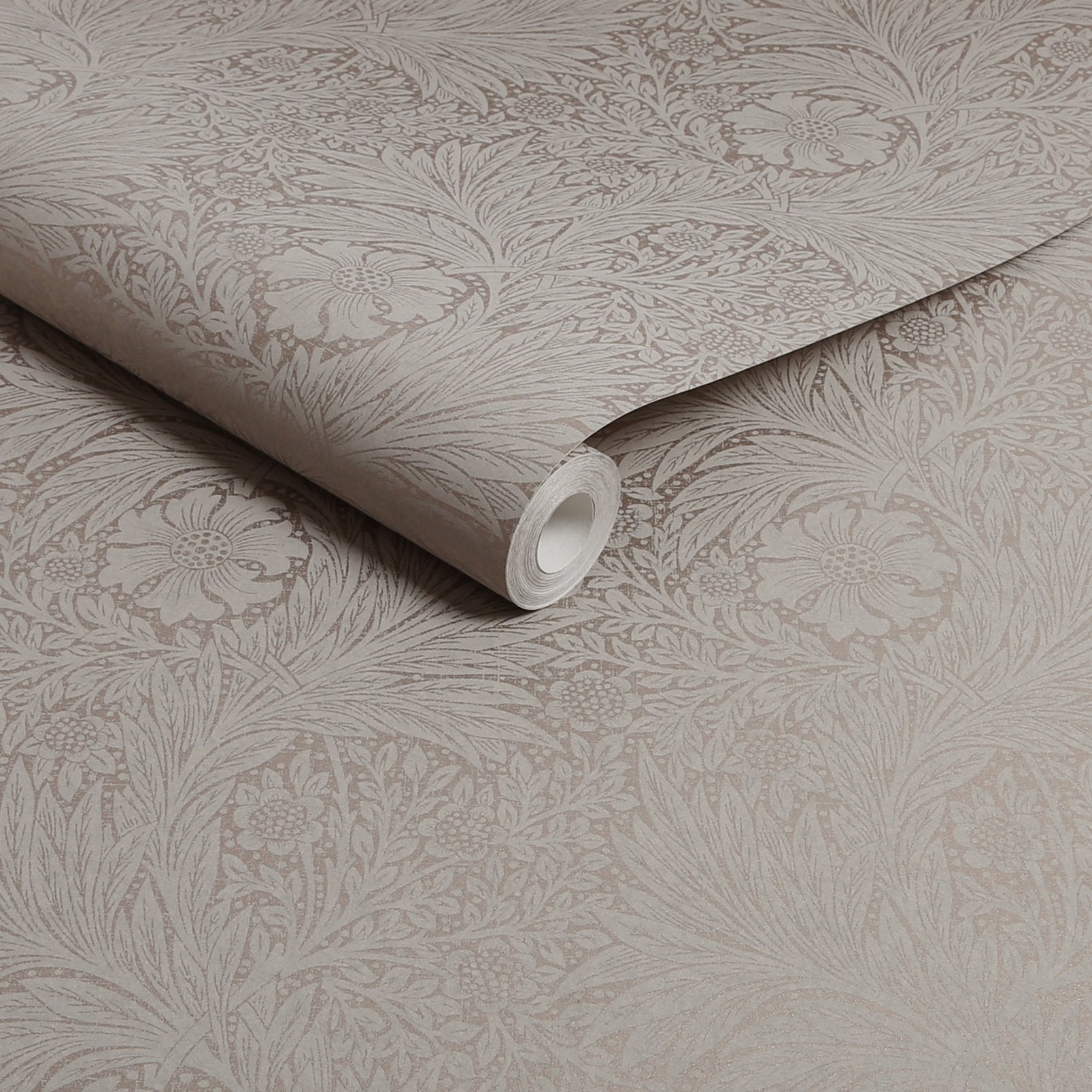 Marigold Fibrous Wallpaper - Neutral - 124257 - William Morris AH - Premier Wallcovering