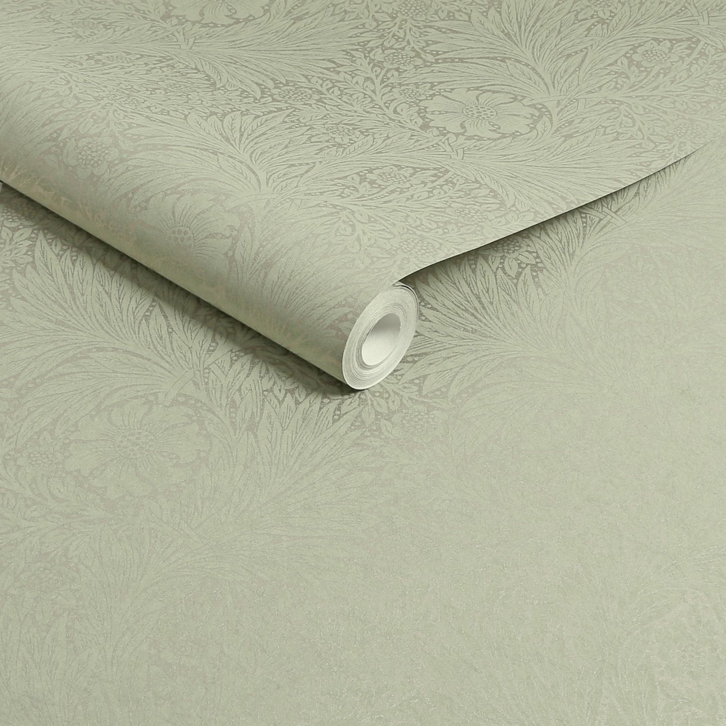 Marigold Fibrous Wallpaper - Sage - 124256 - William Morris AH - Premier Wallcovering