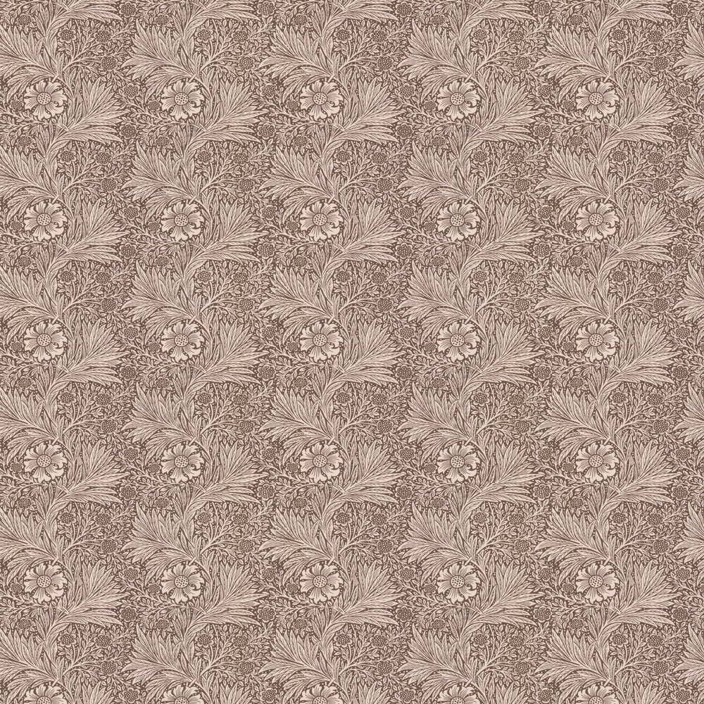 Marigold Morris Wallpaper - Chocolate - 217398 - Morris & Co - Morris Wallpaper