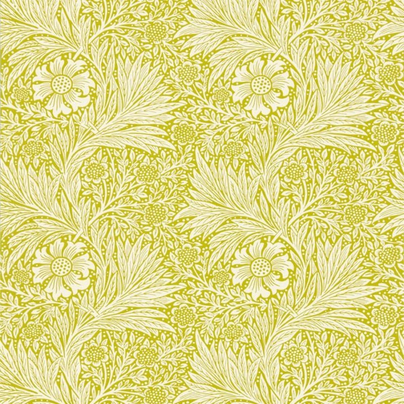 Marigold Wallpaper - Chartreuse - Morris & Co - 217092 - Morris Wallpaper