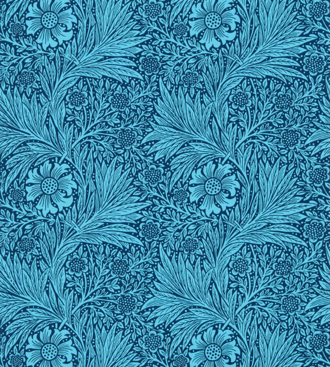 Marigold Wallpaper - Navy - 216954 - Morris & Co