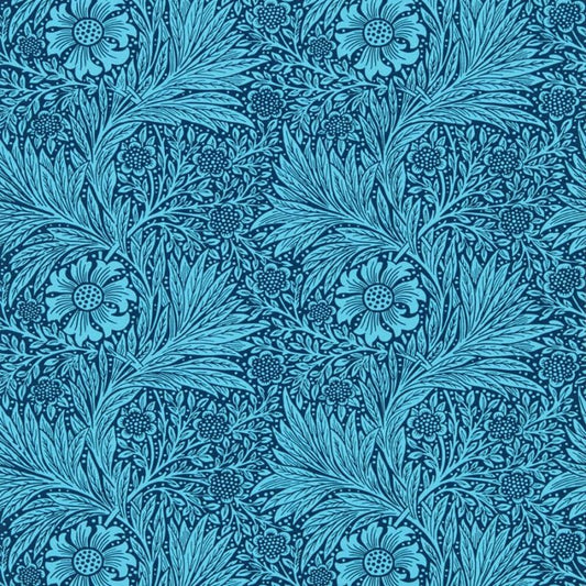 Marigold Wallpaper - Navy - Morris & Co - 216954 - Morris Wallpaper