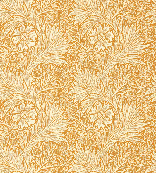 Marigold Wallpaper - Orange - 217093 - Morris & Co