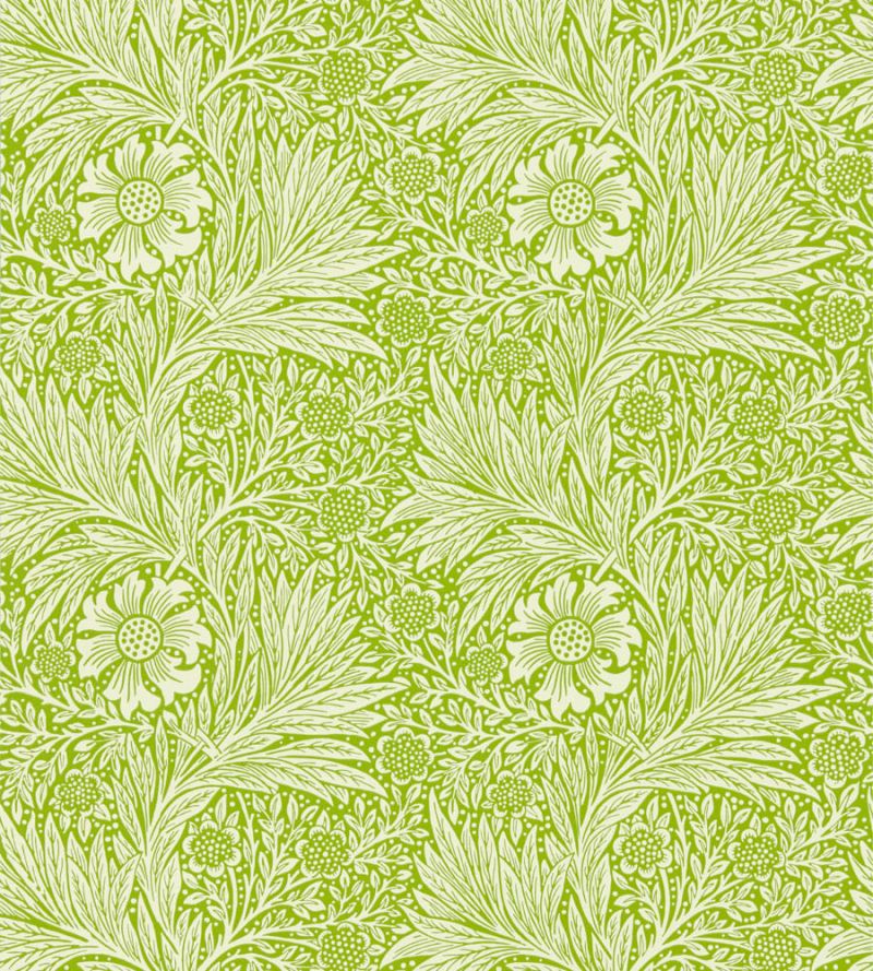 Marigold Wallpaper - Sap Green - 217090 - Morris & Co