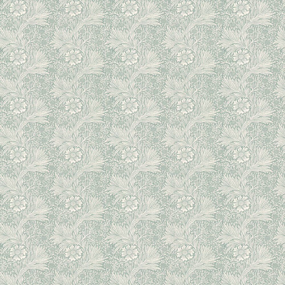 Marigold Wallpaper - Soft Teal - 217396 - Morris Wallpaper WD