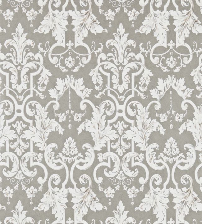 Marmorino Wallpaper - Harbour Grey - ZCON312034 - Zoffany - Morris Wallpaper