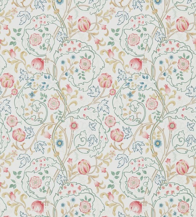 Mary Isobel Wallpaper - Pink/Ivory - 214728 - Morris & Co