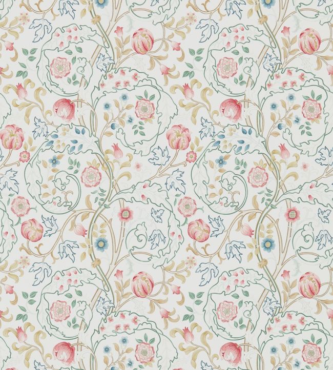 Mary Isobel Wallpaper - Pink/Ivory - DM3W214728 - Morris & Co - Morris Wallpaper