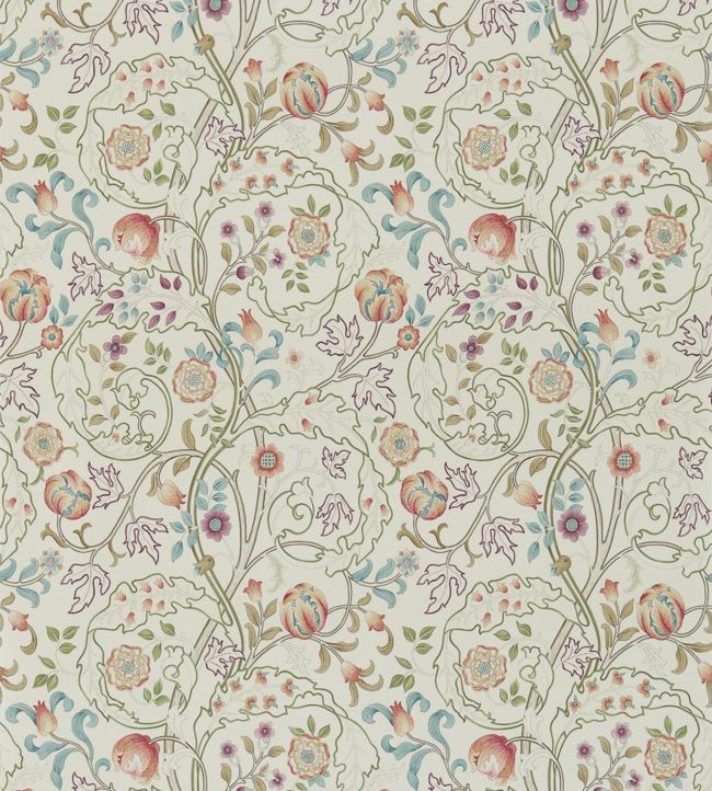 Mary Isobel Wallpaper - Rose/Artichoke - 214729 - Morris & Co