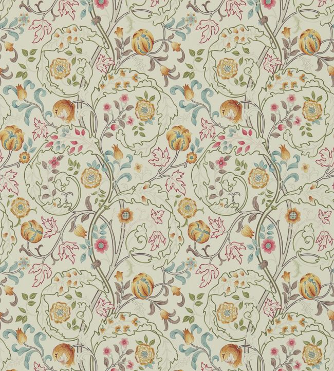 Mary Isobel Wallpaper - Russet/Taupe - DM3W214730 - Morris & Co - Morris Wallpaper