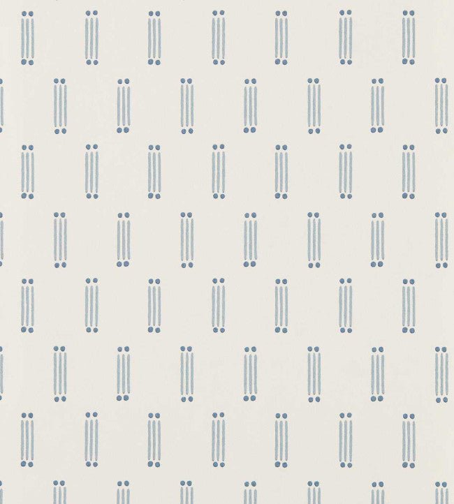 Matchsticks Wallpaper - Denim - Scion - NSCW113281 - Morris Wallpaper