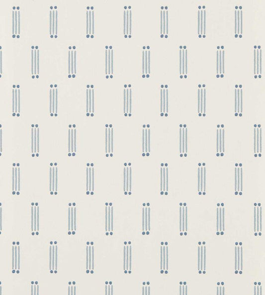 Matchsticks Wallpaper - Denim - Scion - NSCW113281 - Morris Wallpaper