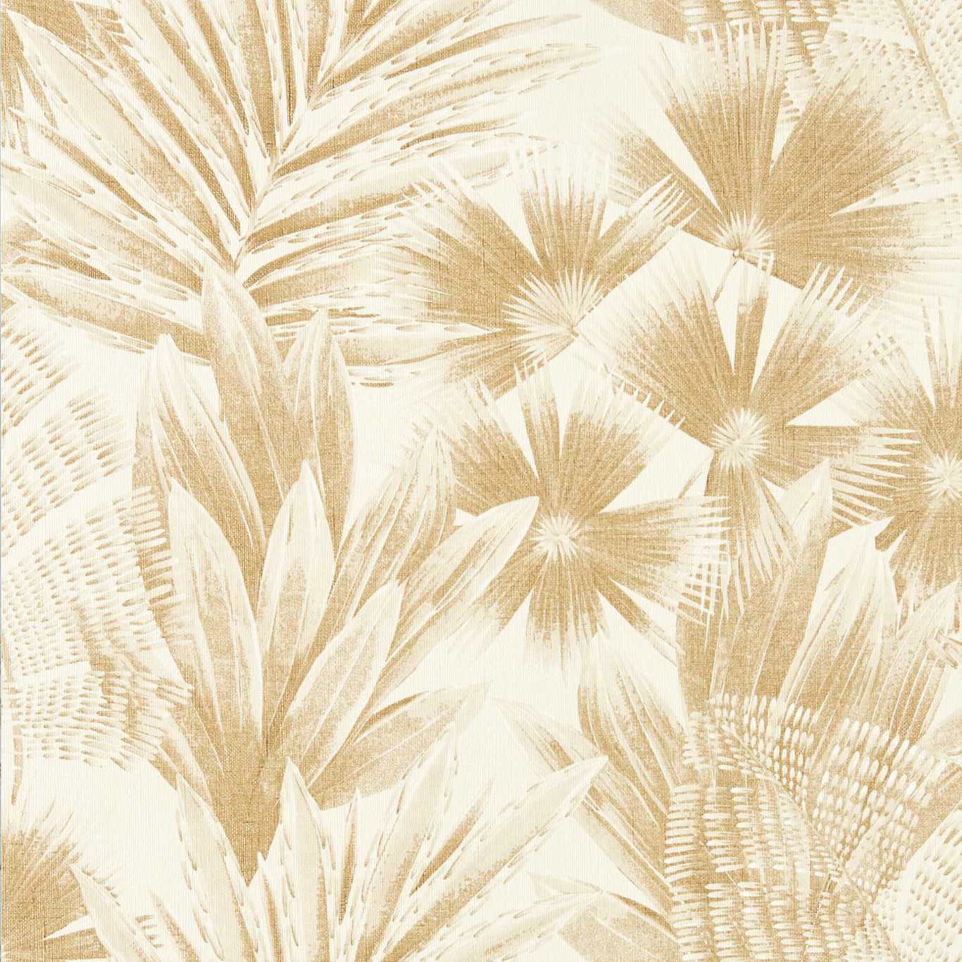 Matupi Wallpaper - Parchment/ Gold - Harlequin - HTEW112774 - Morris Wallpaper