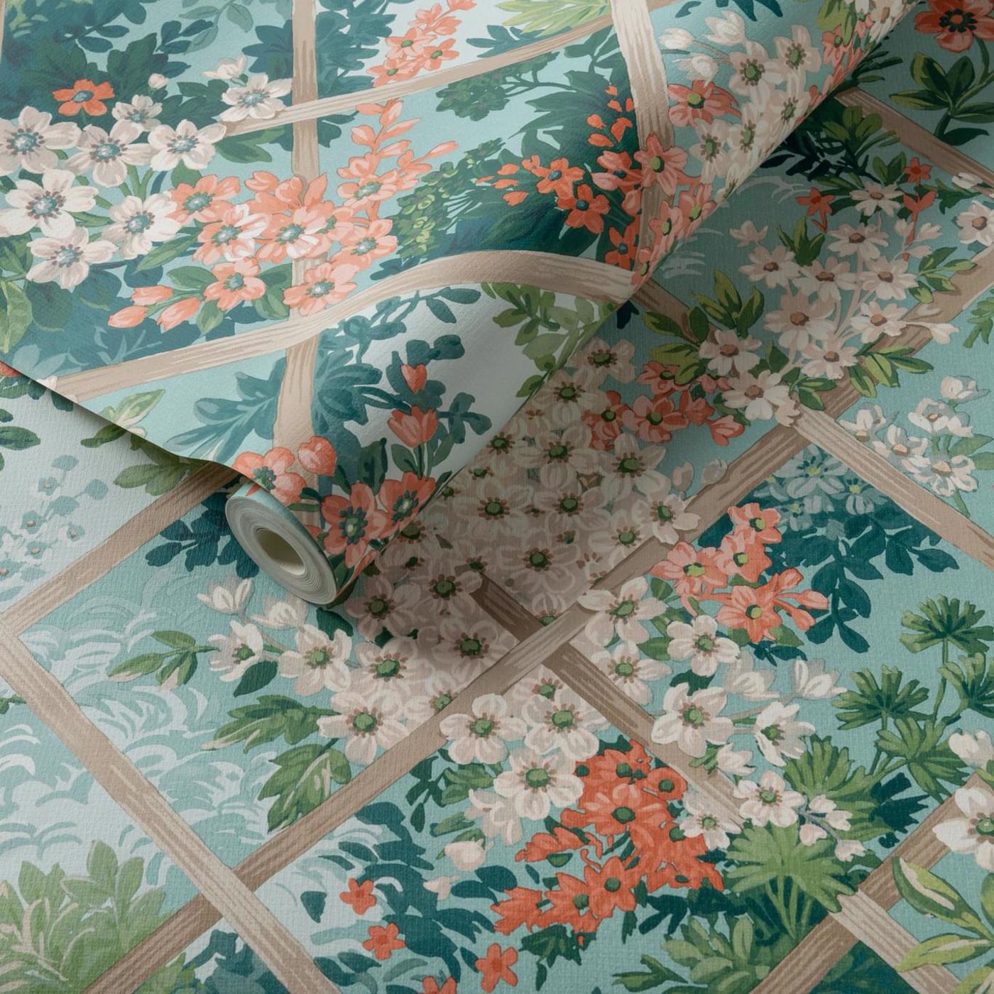 Maymont Wallpaper - Seaglass - Clarke & Clarke - W0195/03 - Morris Wallpaper
