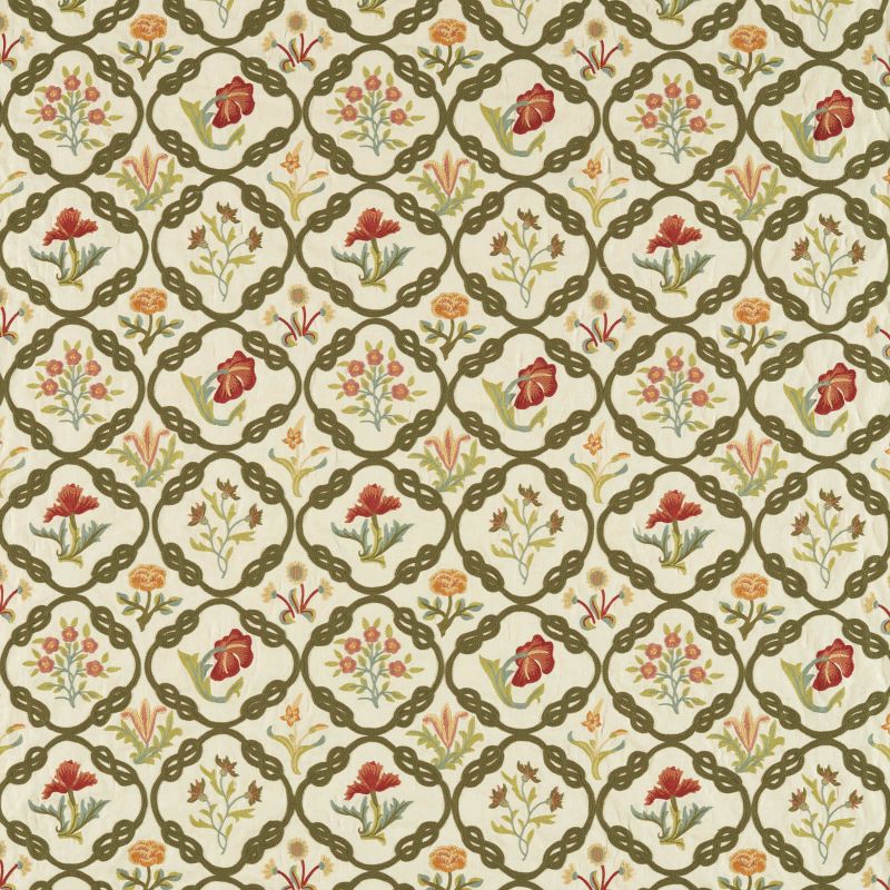Mays Coverlet Fabric - Twining Vine - Morris & Co - 237309 - Premier Wallcovering