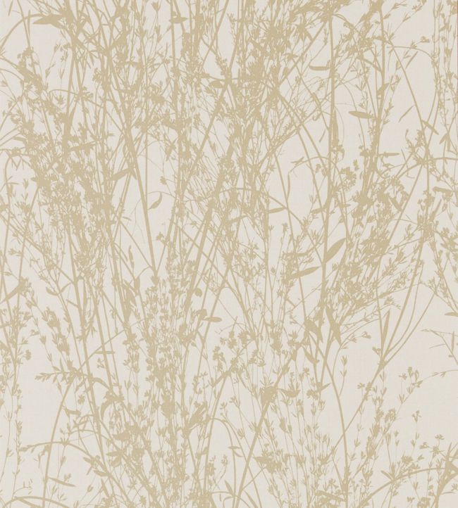 Meadow Canvas Wallpaper - Wheat/Cream - DWOW215697 - Sanderson - Morris Wallpaper