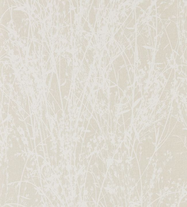 Meadow Canvas Wallpaper - White/Parchment - DWOW215695 - Sanderson - Morris Wallpaper