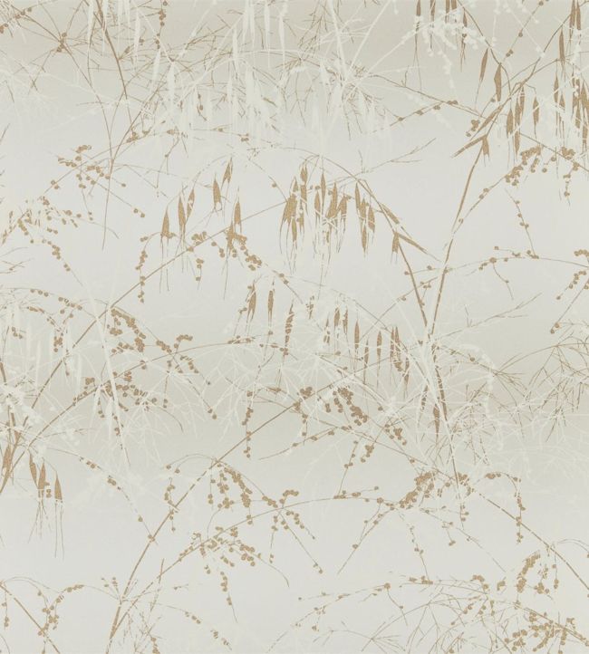 Meadow Grass Wallpaper - Paper / Gold - HCLS111409 - Harlequin - Morris Wallpaper