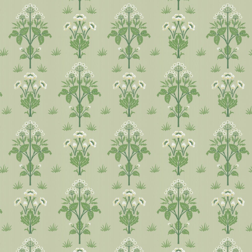 Meadow Sweet Morris Wallpaper - Sage - 217383 - Morris & Co - Morris Wallpaper