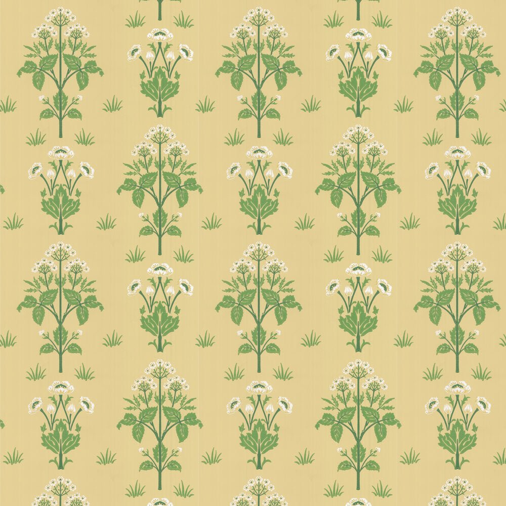 Meadow Sweet Morris Wallpaper - Weld Yellow - 217381 - Morris & Co - Morris Wallpaper
