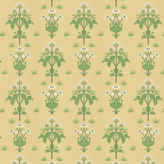 Meadow Sweet Morris Wallpaper - Weld Yellow - 217381 - Morris & Co - Morris Wallpaper