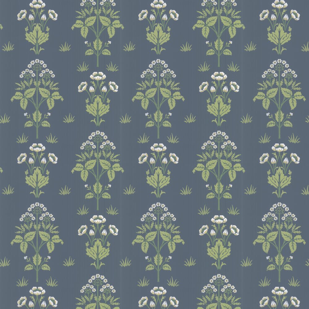 Meadow Sweet Wallpaper - Aegean Blue - 217382 - Morris Wallpaper WD