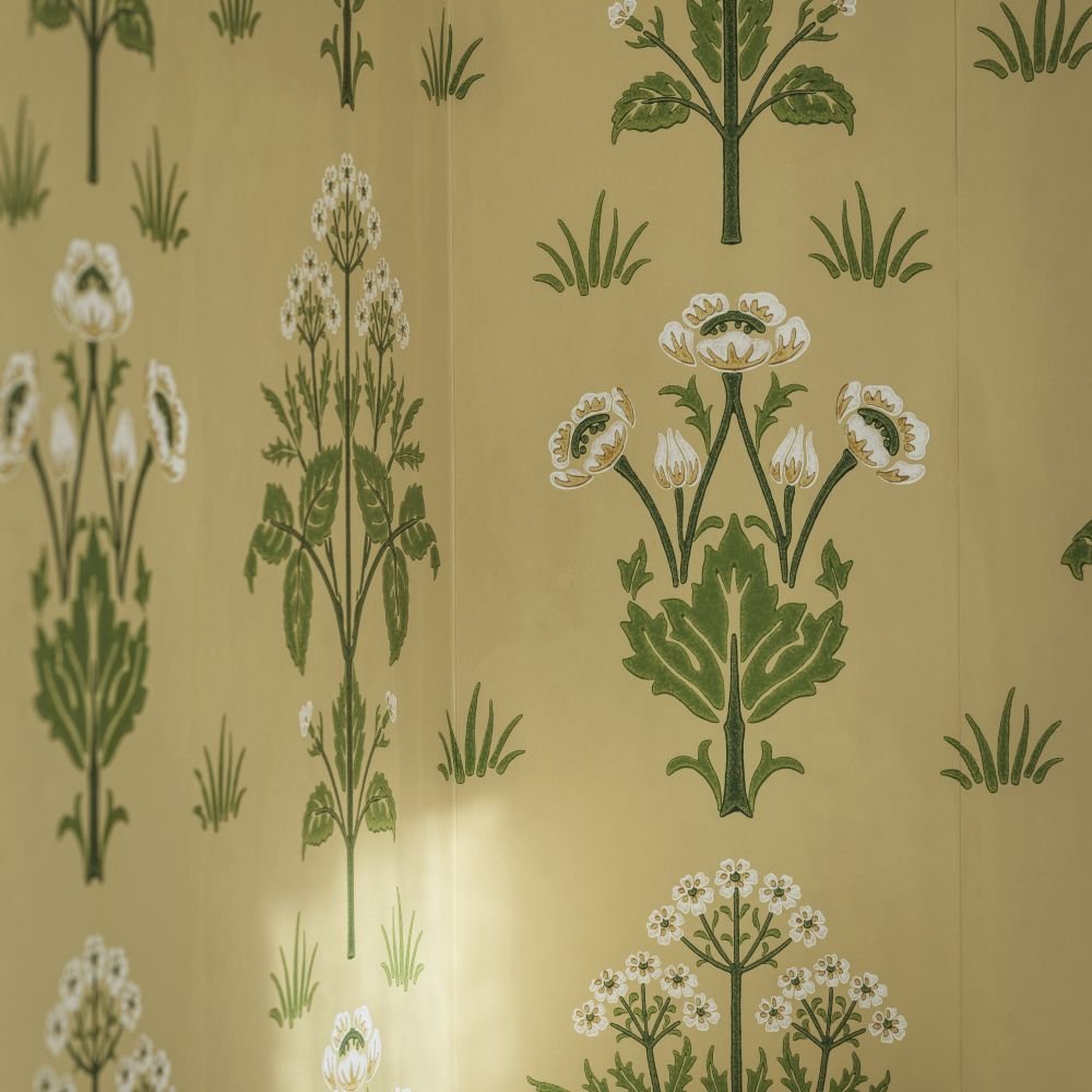 Meadow Sweet Wallpaper - Weld Yellow - 217381 - Morris Wallpaper WD