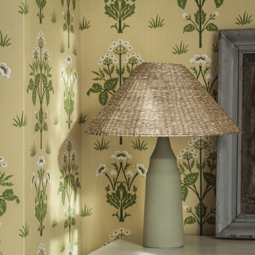 Meadow Sweet Wallpaper - Weld Yellow - 217381 - Morris Wallpaper WD