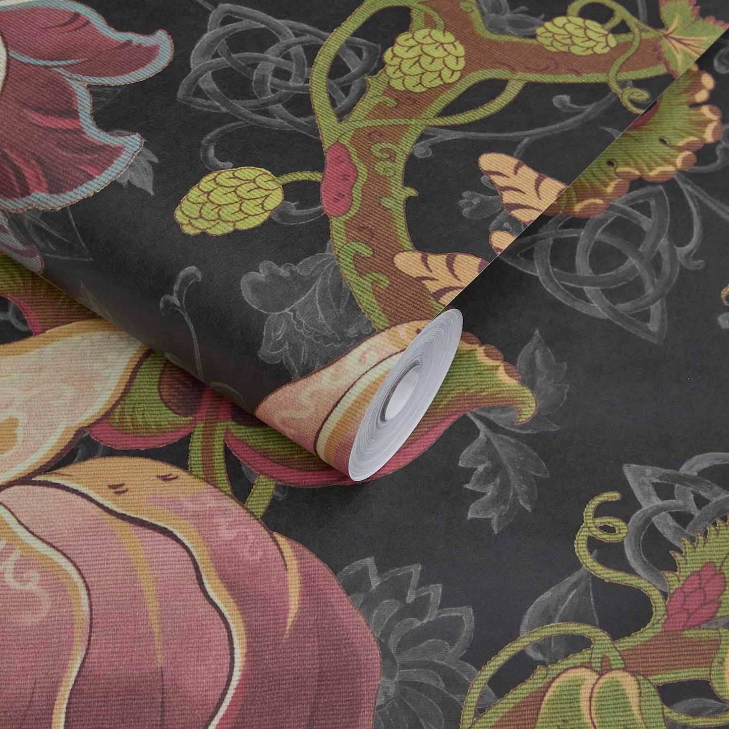 Meliora Wallpaper - Noir - House of Hackney - 1-WA-MEL-DI-NOI-XXX - Morris Wallpaper