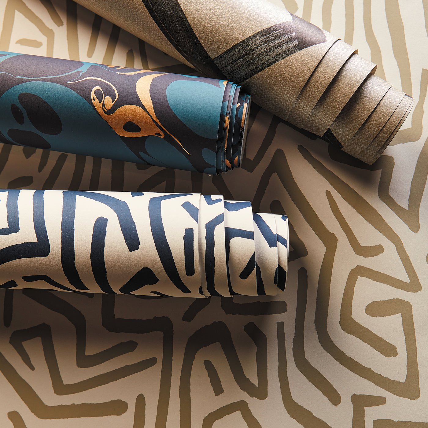 Melodic Wallpaper - Stone/Awakening - Harlequin - HQN2112831 - Morris Wallpaper