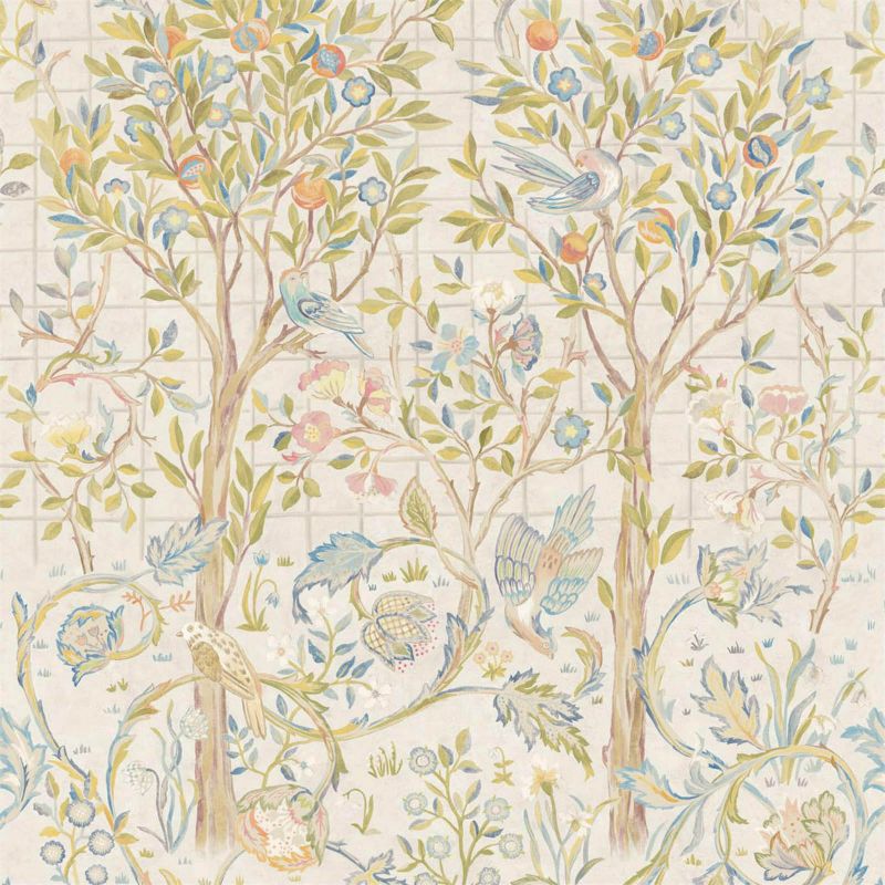 Melsetter Wallpaper - Ivory Sage - 216707 - Morris & Co