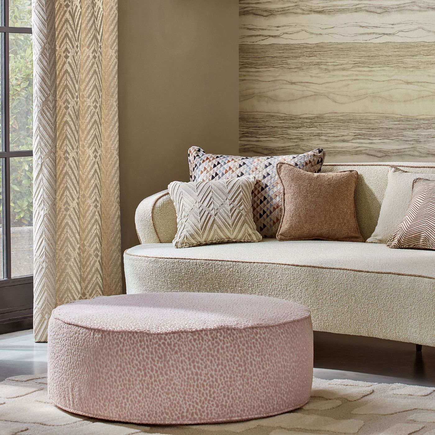 Metamorphic Wallpaper - Ash/Carrara - Harlequin - EVIW112052 - Morris Wallpaper